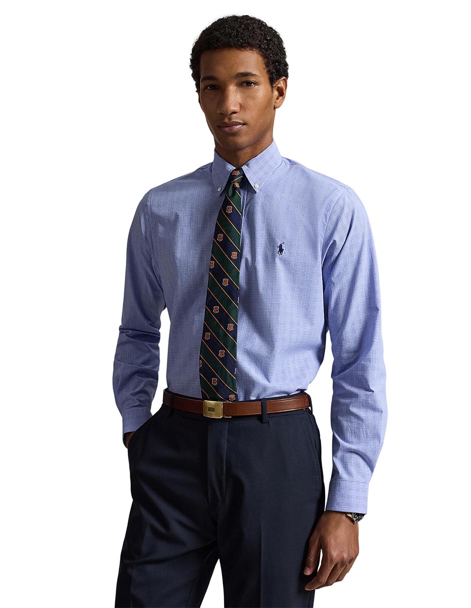 Camisa casual de algodón manga larga para hombre 9