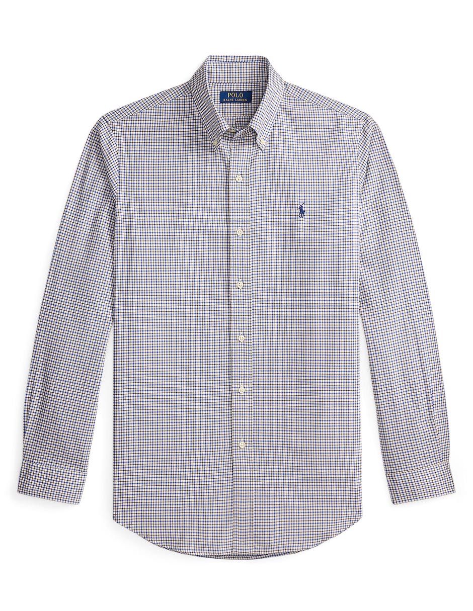 Camisa casual de algodón manga larga para hombre 7