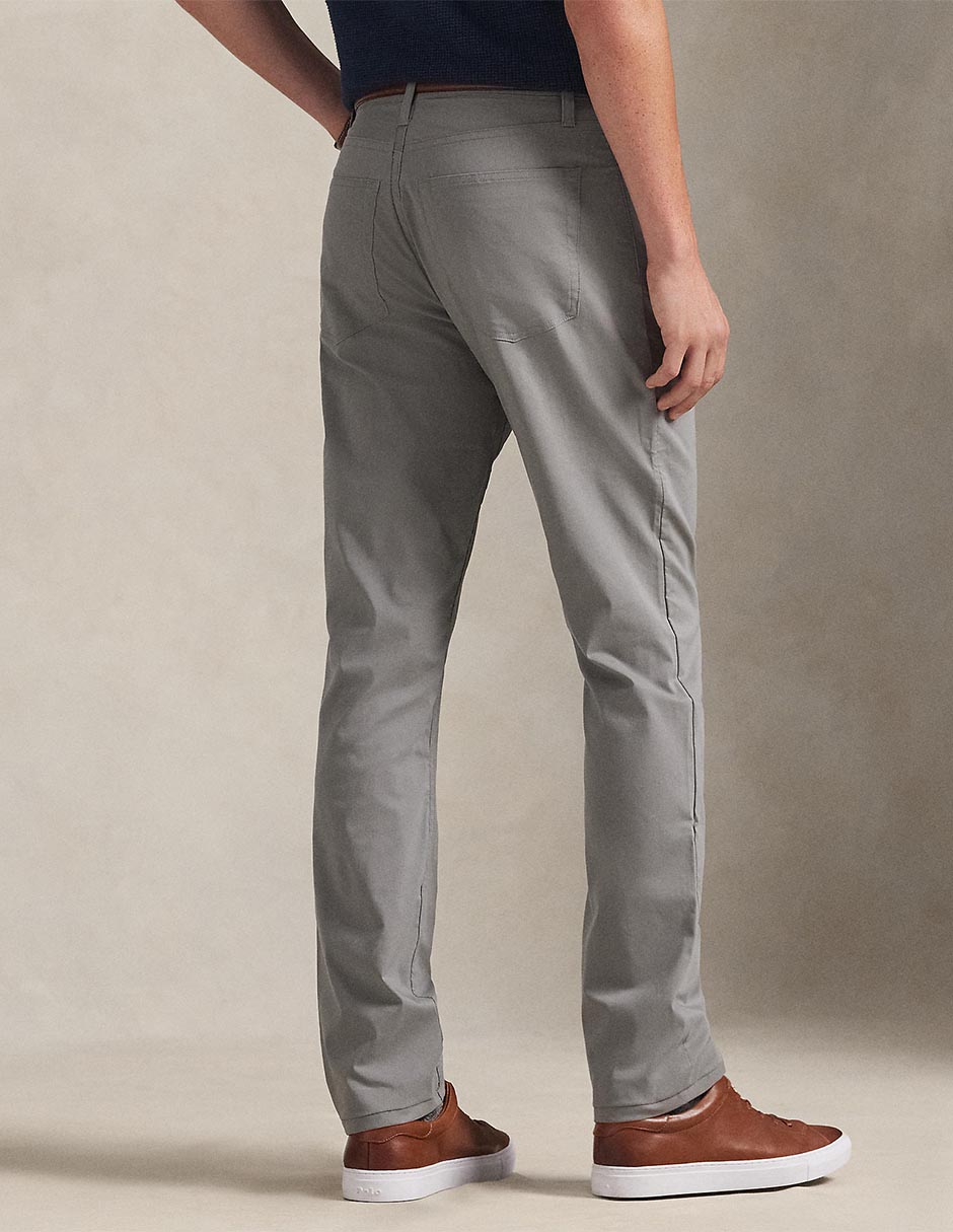 Pantalón chino straight de algodón para hombre 8