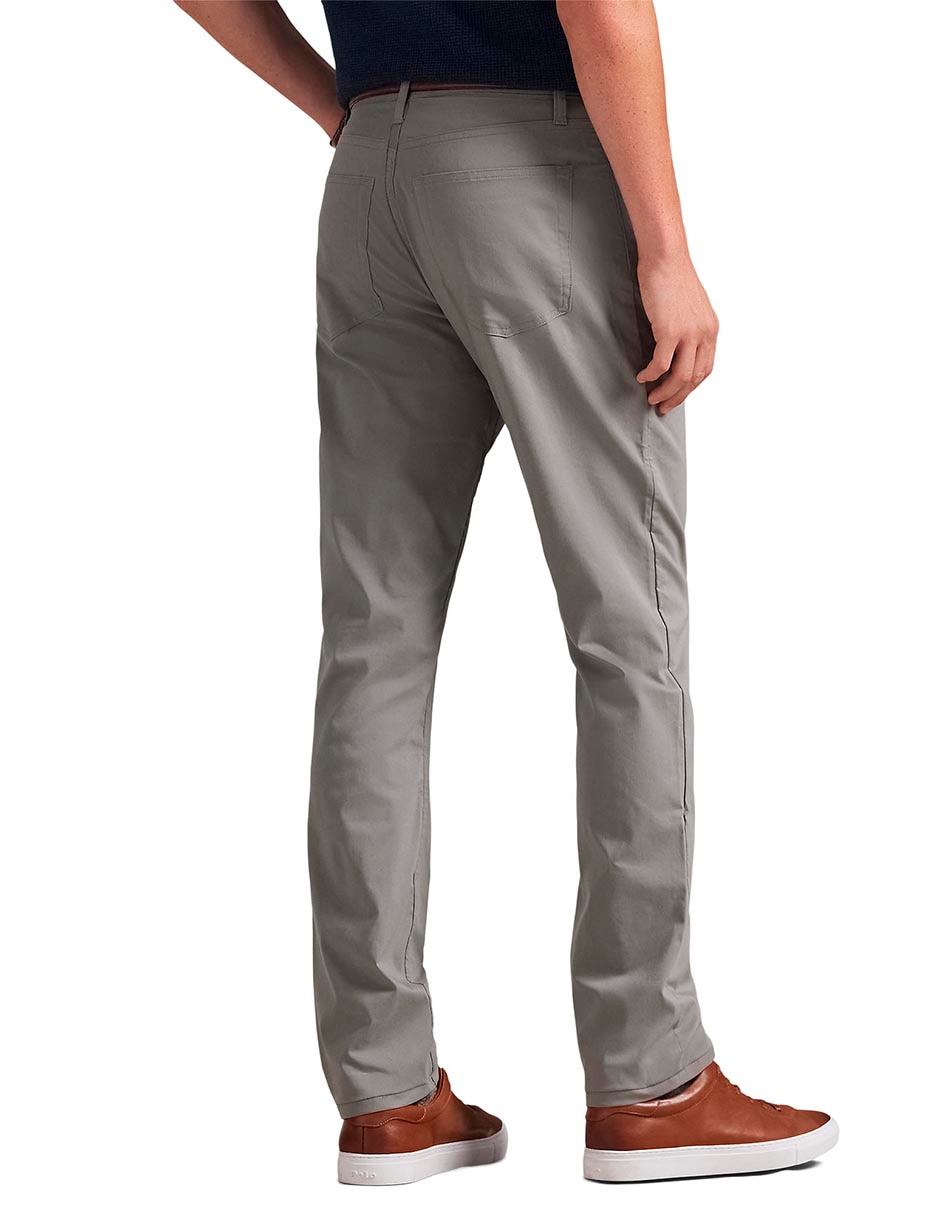 Pantalón chino straight de algodón para hombre 9