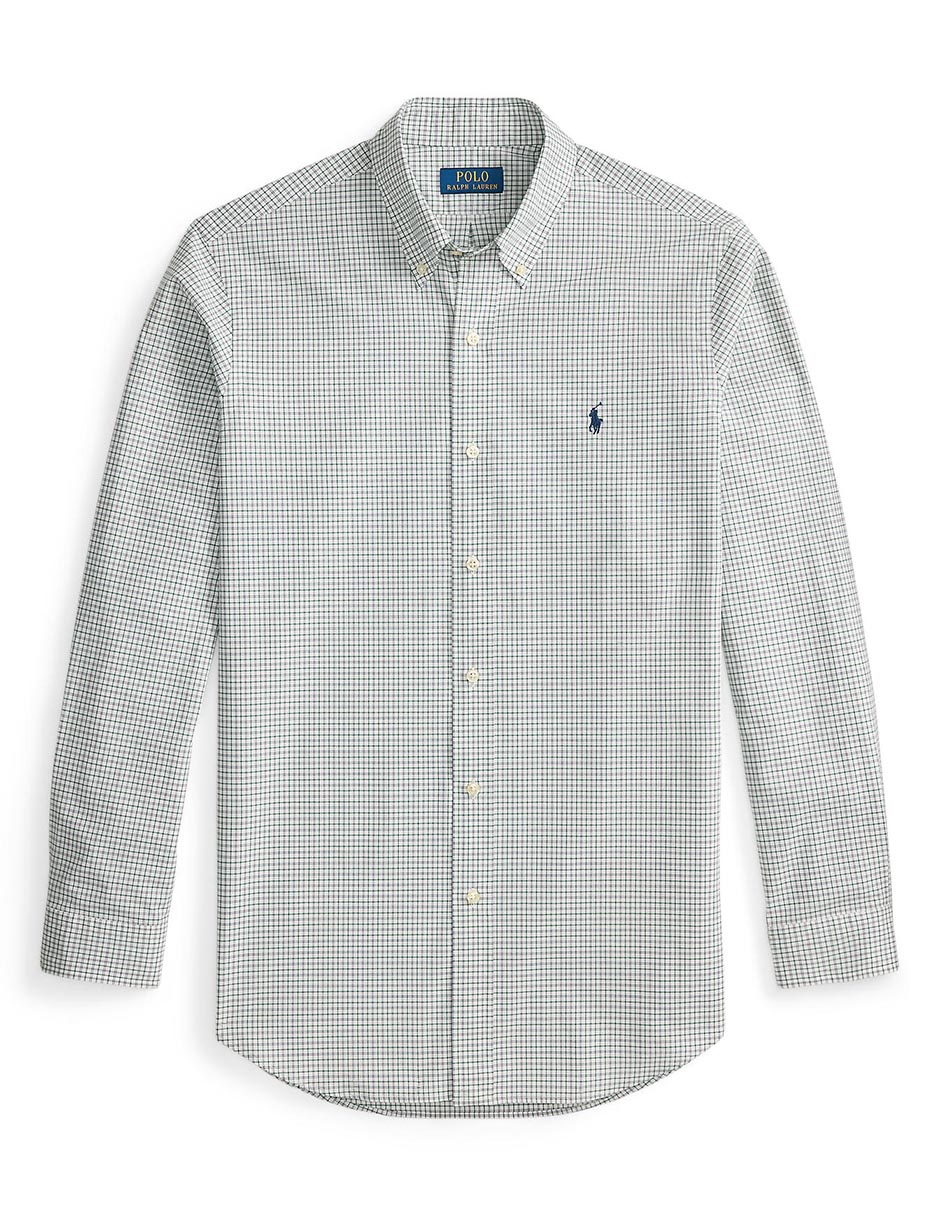 Camisa business casual de algodón manga larga para hombre 3