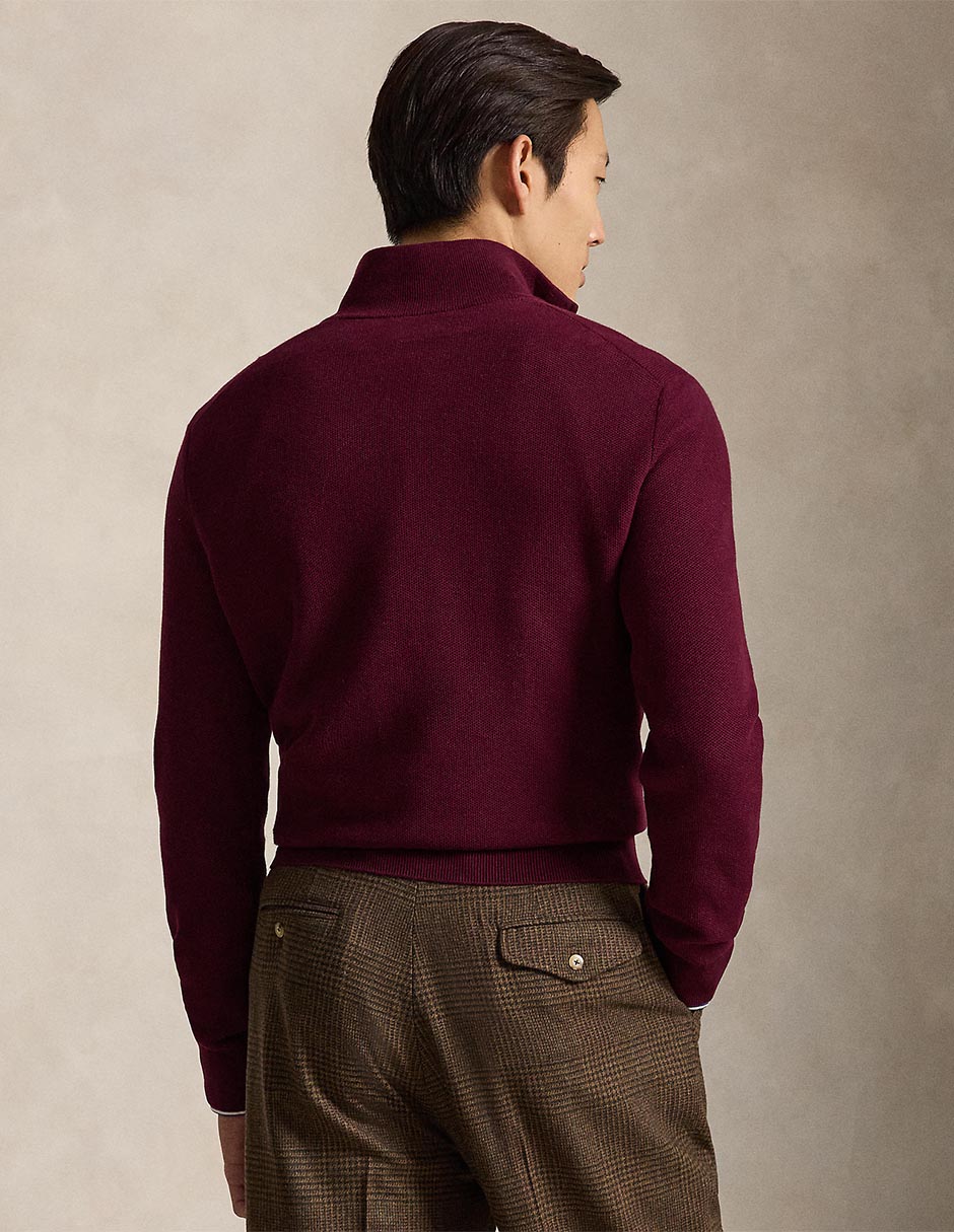 Suéter cuello con cierre para hombre 6