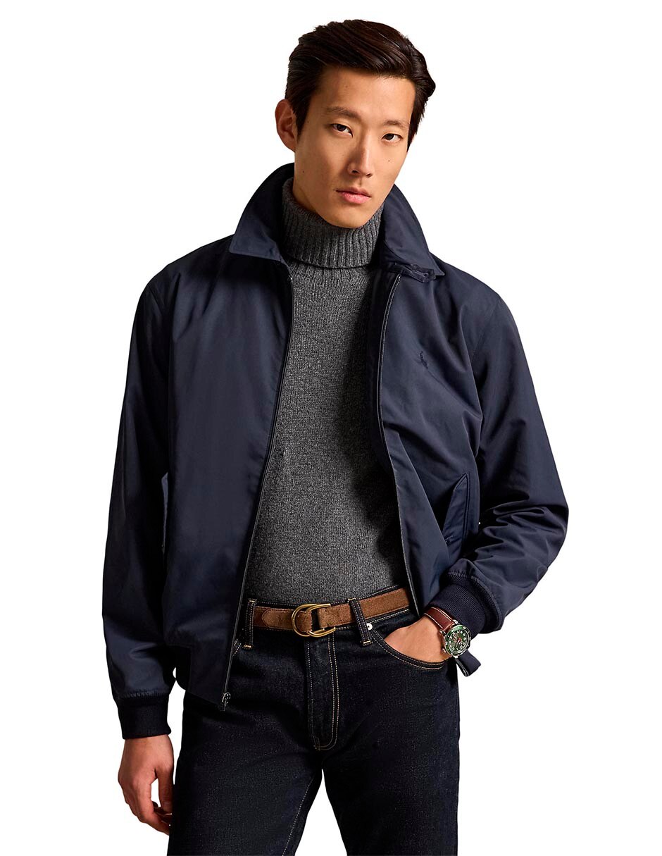 Chamarra casual con bolsillos para hombre