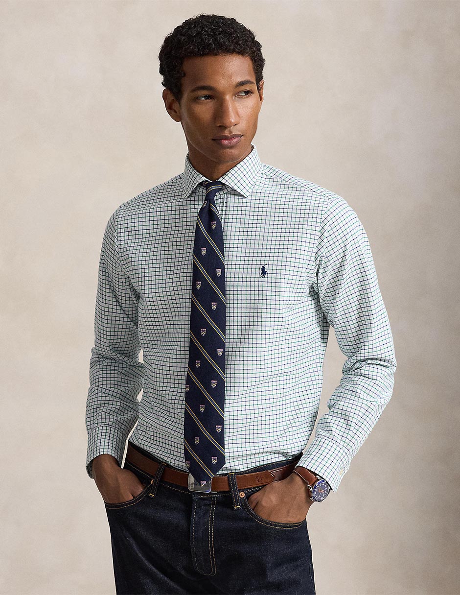 Camisa casual de algodón manga larga para hombre Camisa casual de algodón manga larga para hombre
