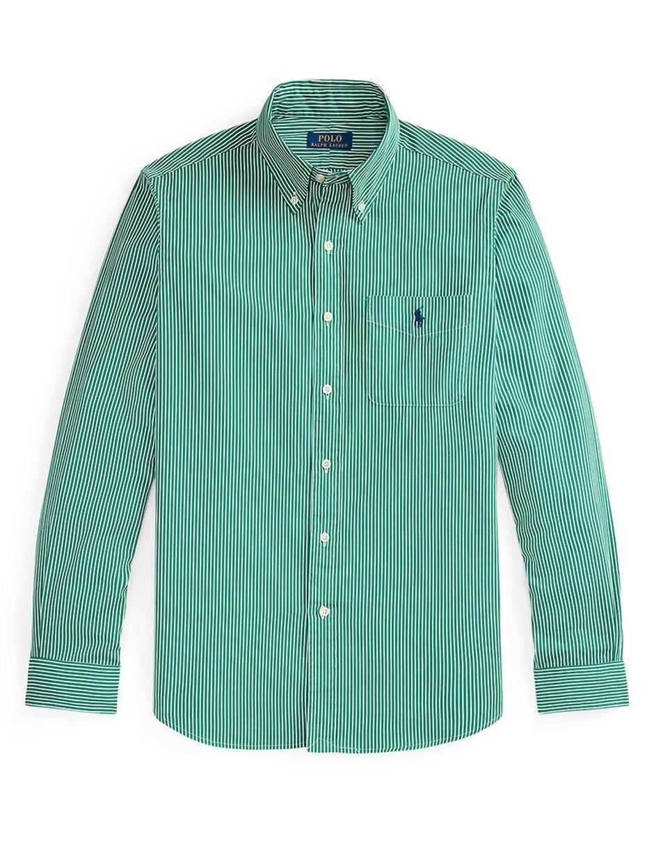 Camisa casual de algodón manga larga para hombre 2