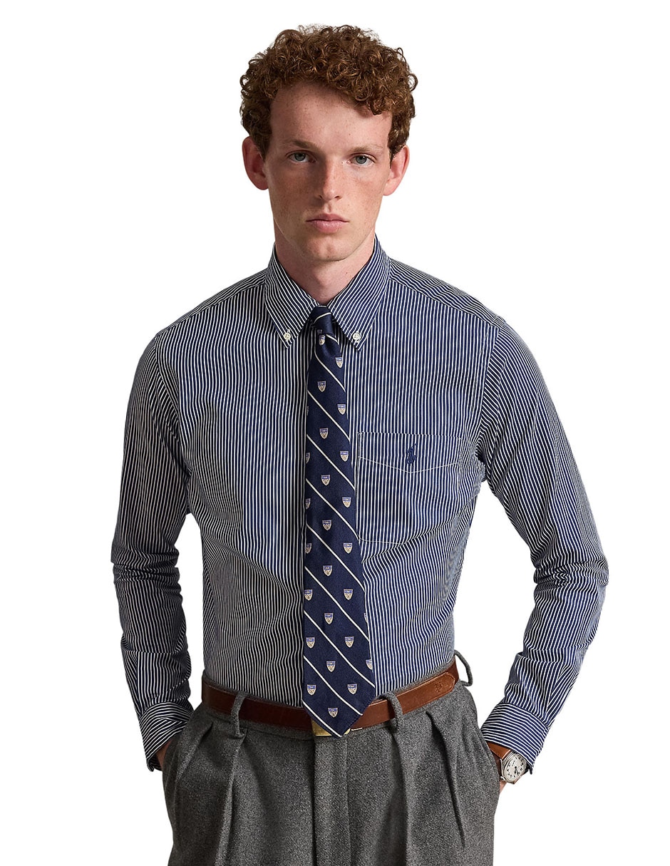 Camisa casual de algodón manga larga para hombre 2