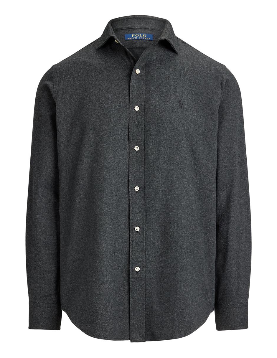 Camisa casual de algodón manga larga para hombre 7