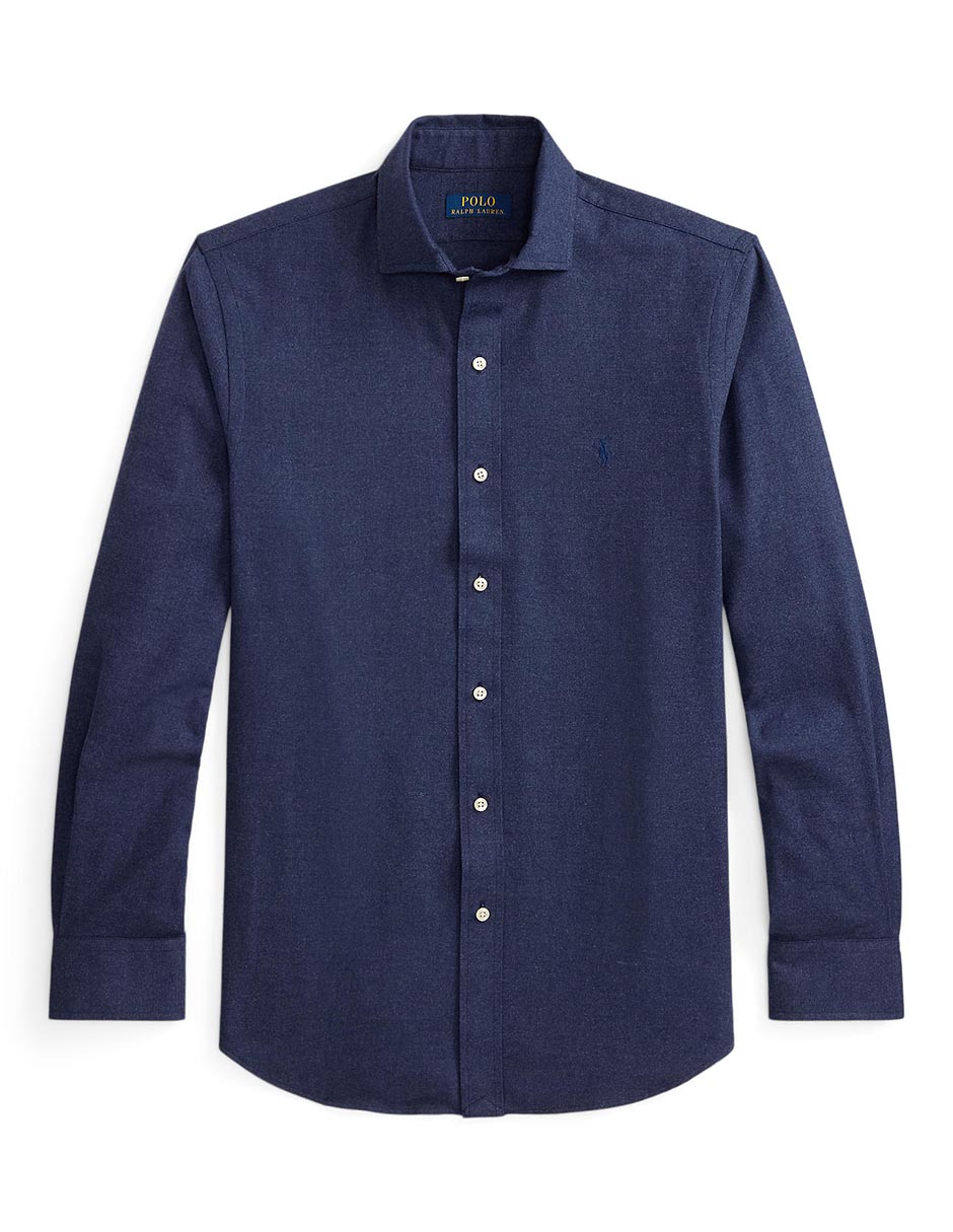 Camisa business casual de algodón manga larga para hombre 8
