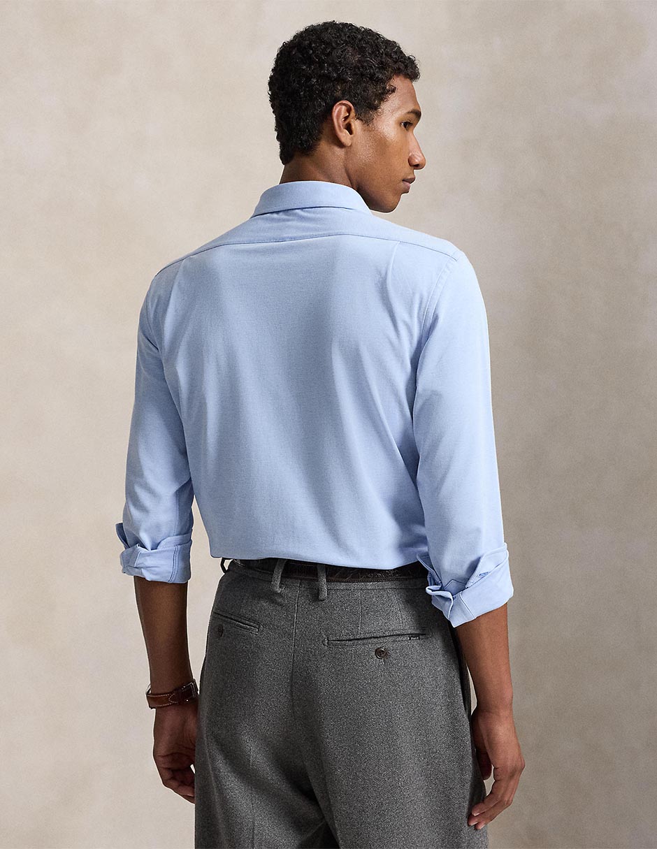 Camisa casual de algodón manga larga para hombre 8