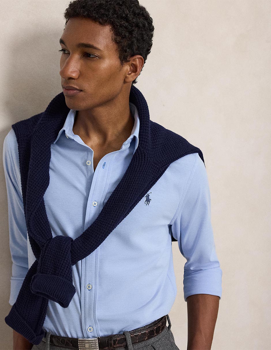 Camisa casual de algodón manga larga para hombre 2