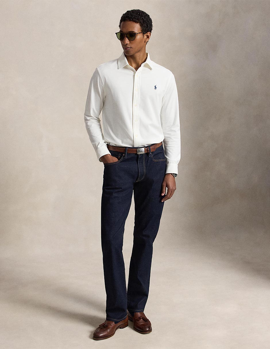 Camisa casual de algodón manga larga para hombre 5
