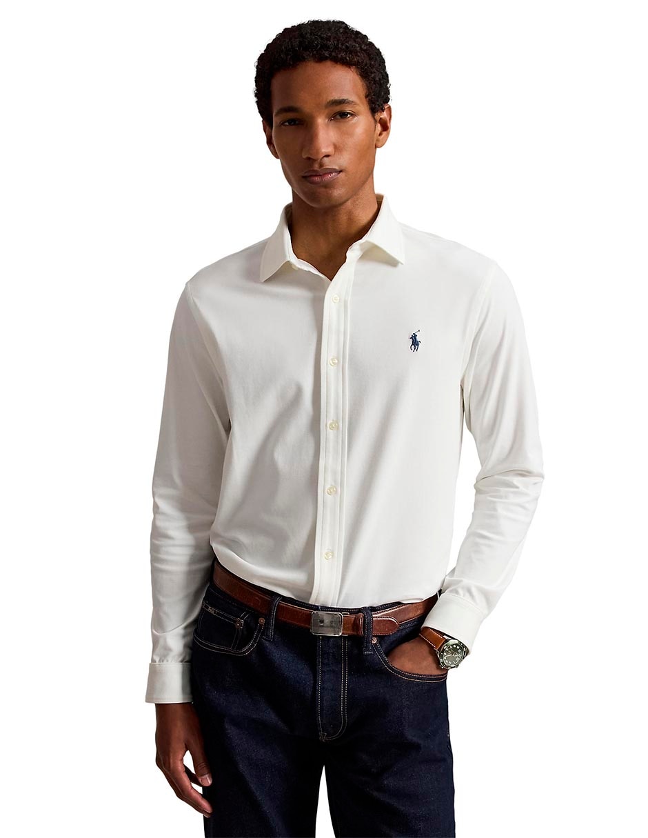 Camisa casual de algodón manga larga para hombre 9