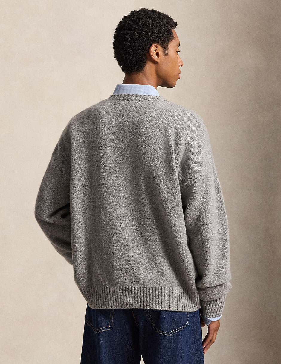 Suéter cuello polo para hombre 6