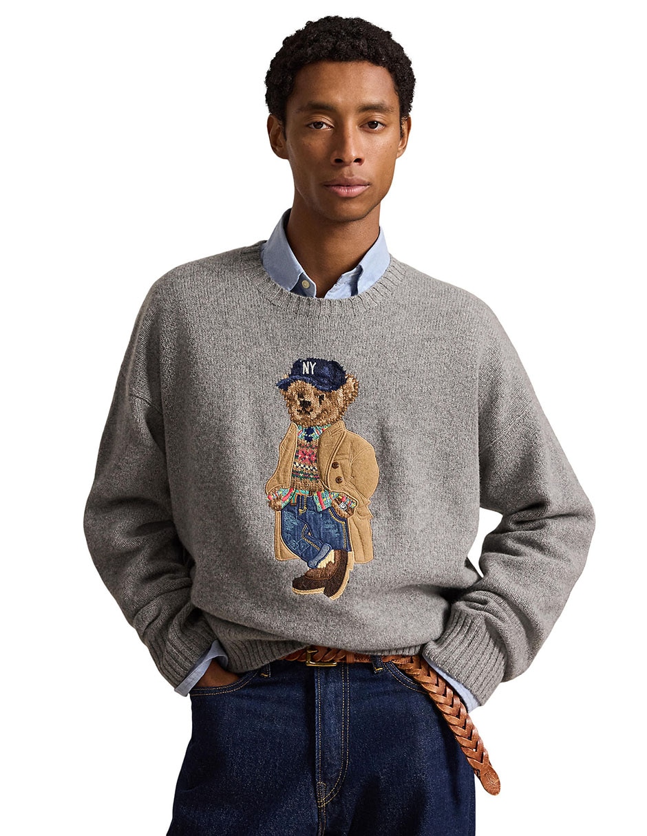 Suéter cuello polo para hombre 2