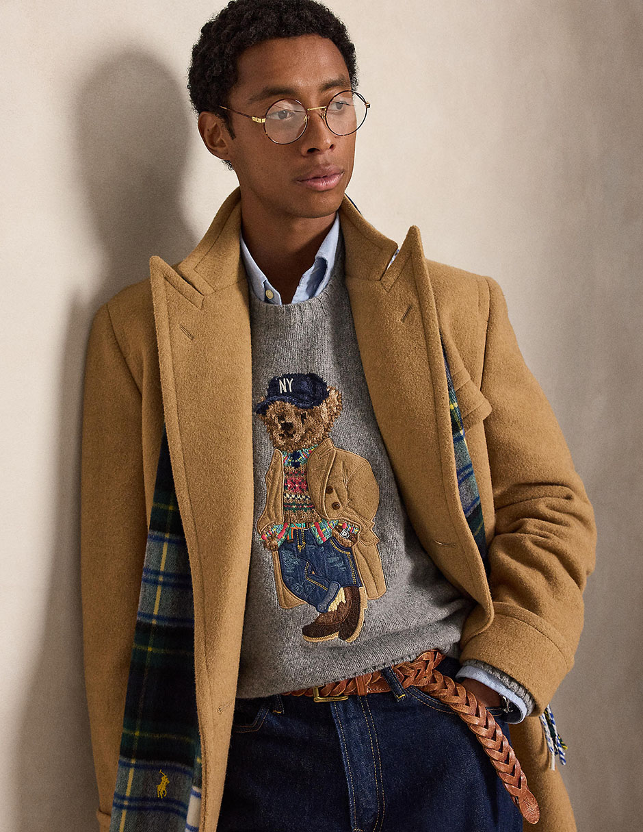 Suéter cuello polo para hombre 7