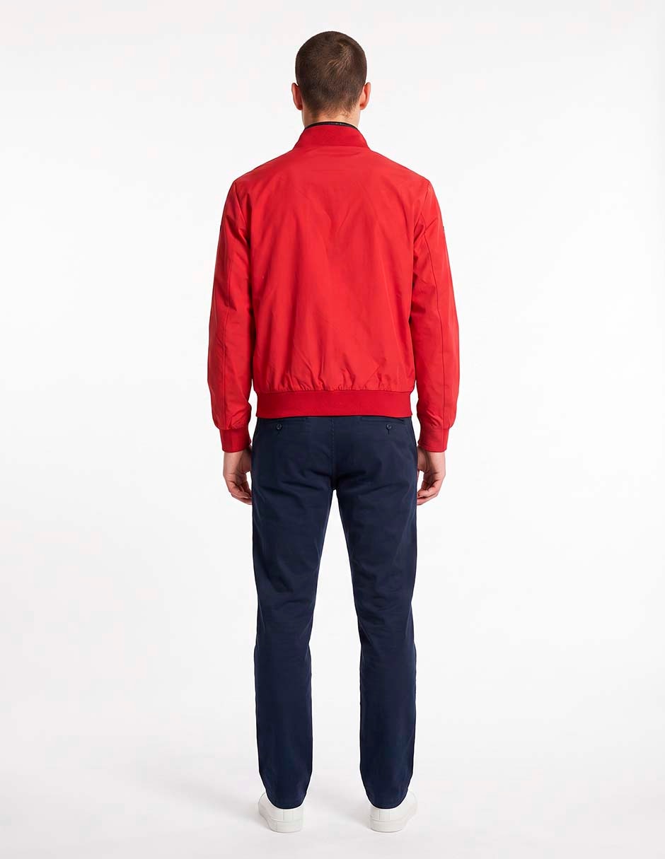 Chamarra bomber con bolsillos para hombre 4