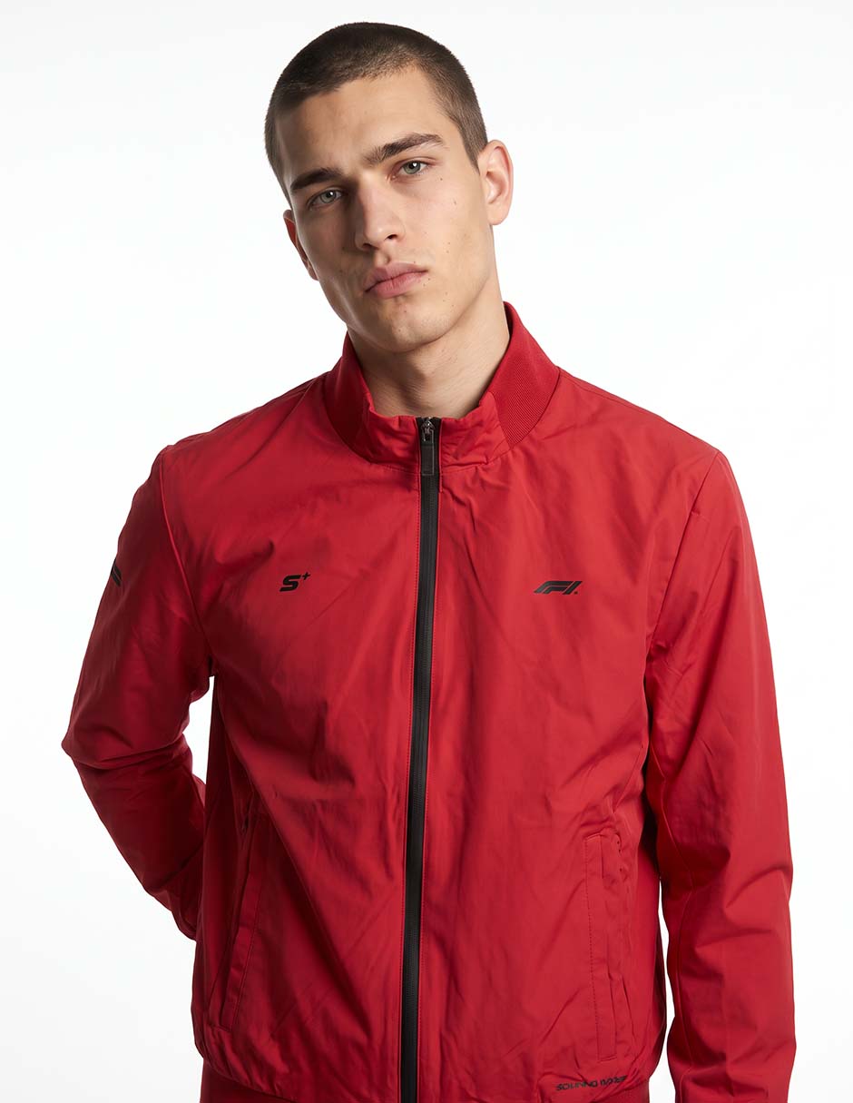 Chamarra bomber con bolsillos para hombre 2