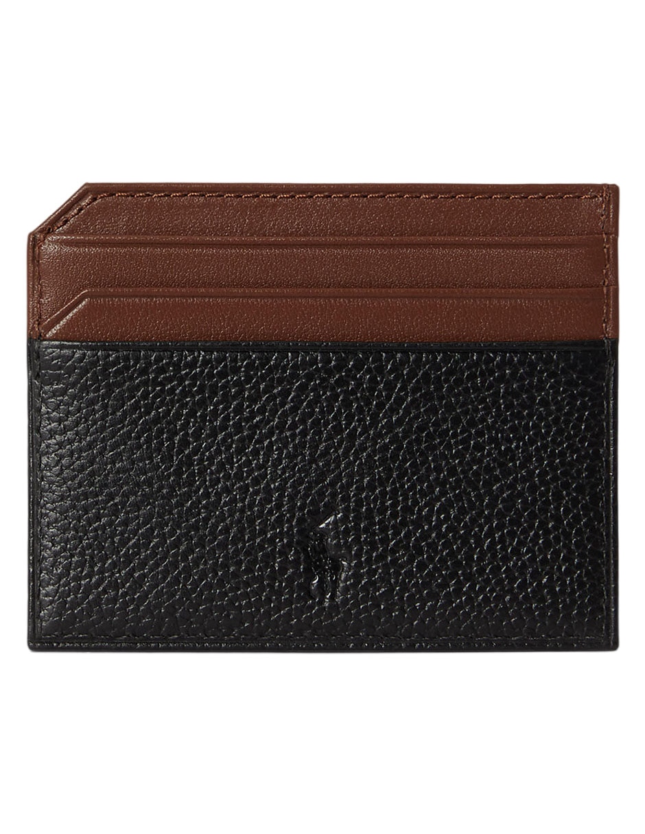 Tarjetero de piel para hombre 2