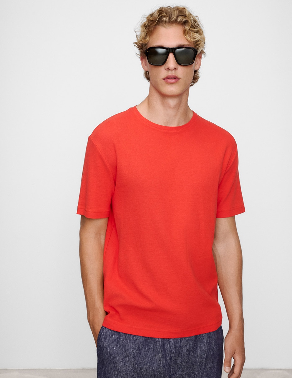 Set playera/playera sin familia cuello redondo para hombre