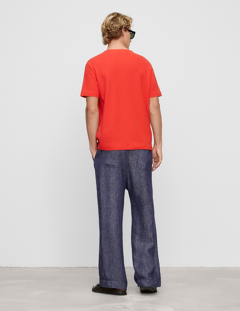 Set playera/playera sin familia cuello redondo para hombre 4