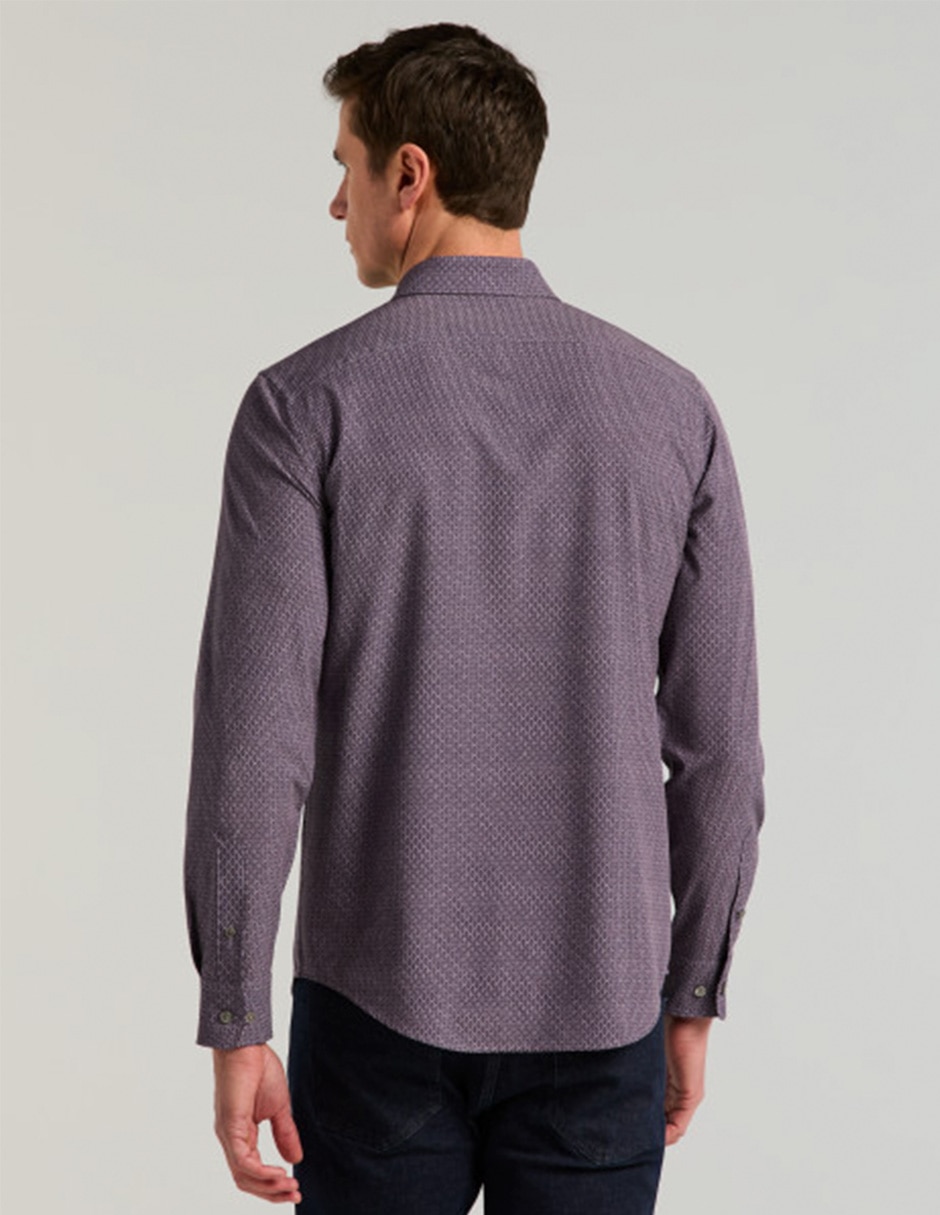 Camisa casual manga larga para hombre 3