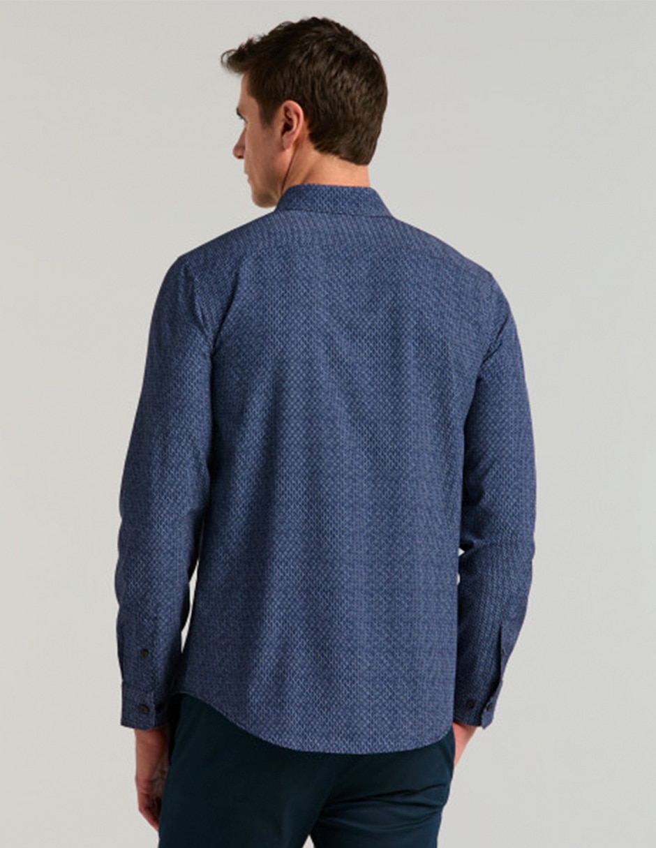 Camisa casual manga larga para hombre 3