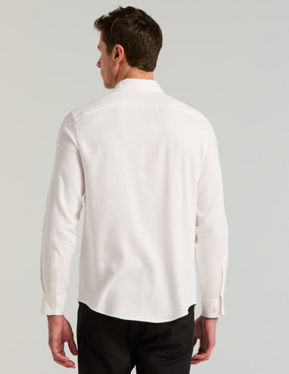 Camisa casual de algodón manga larga para hombre 3