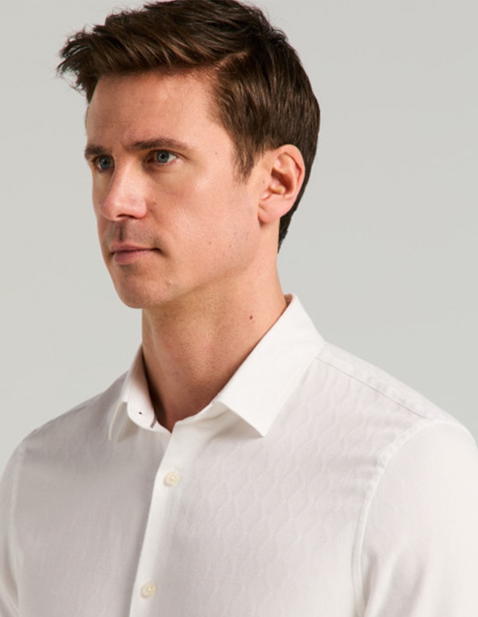 Camisa casual de algodón manga larga para hombre 4