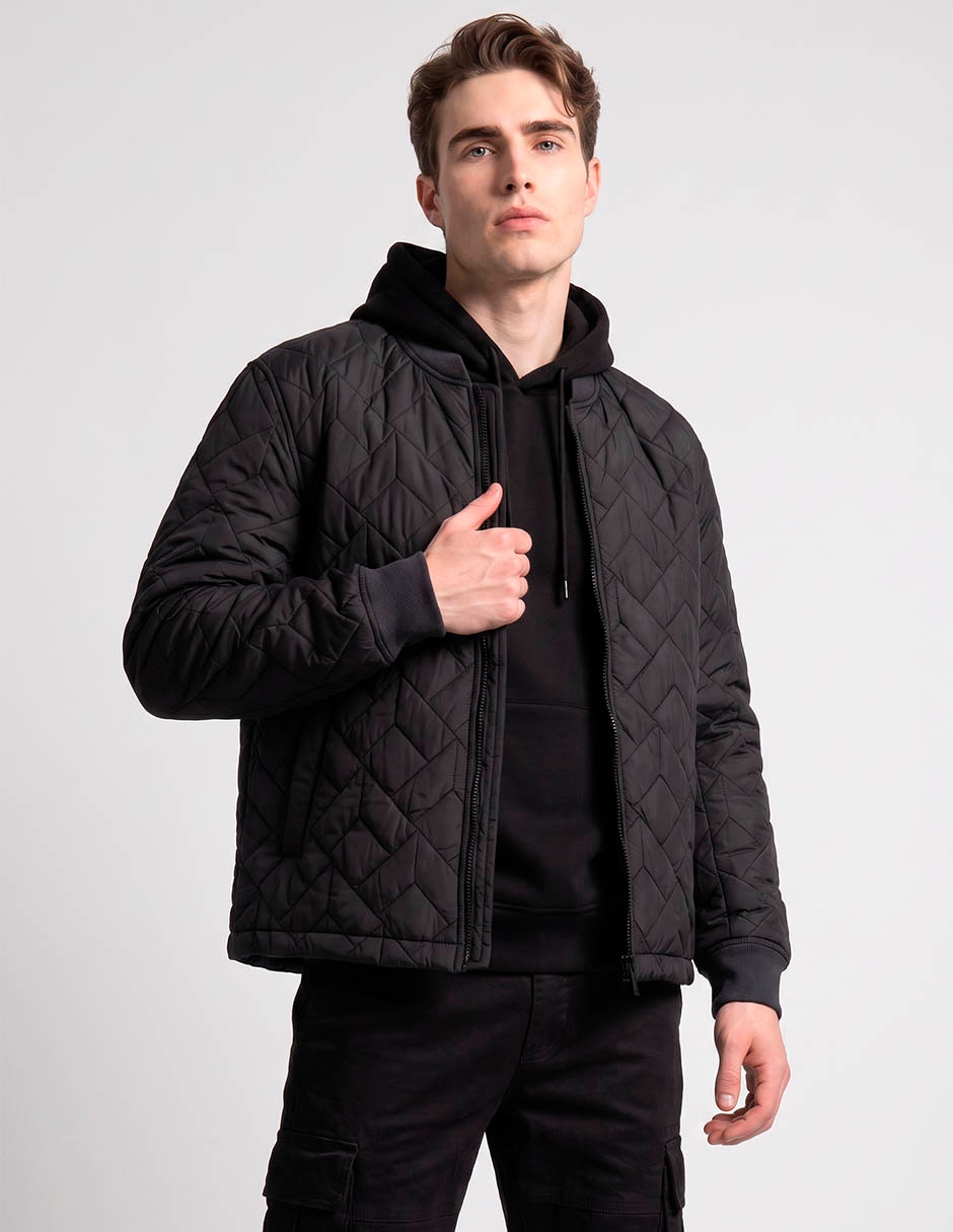 Chamarra bomber perry ellis para hombre