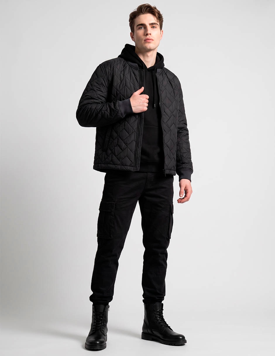 Chamarra bomber perry ellis para hombre