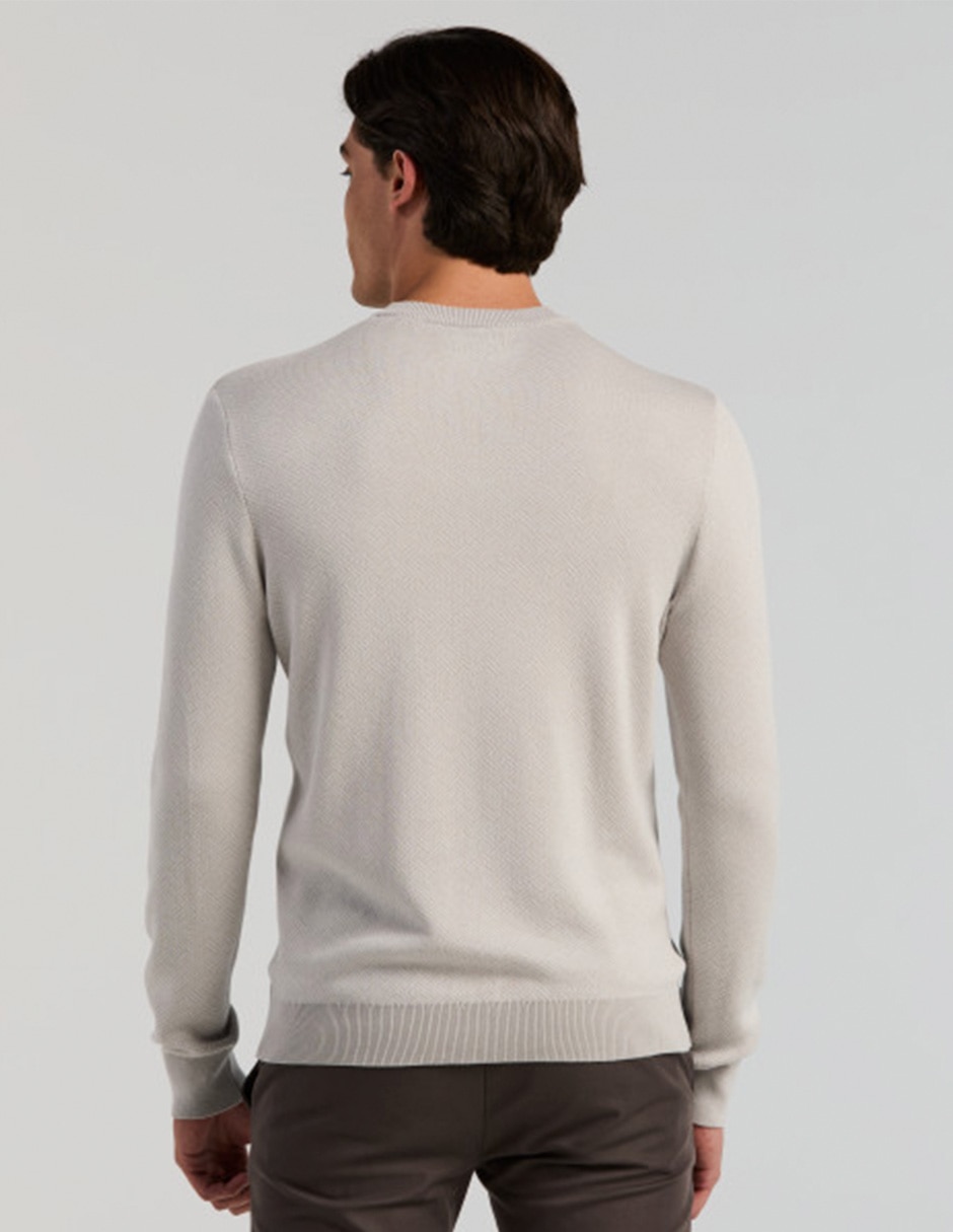 Suéter cuello redondo para hombre 4