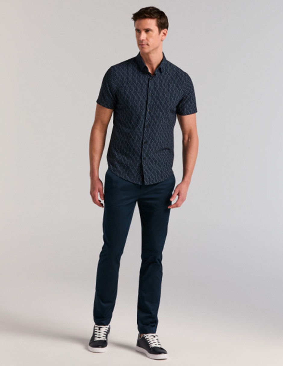 Camisa casual manga corta para hombre 2
