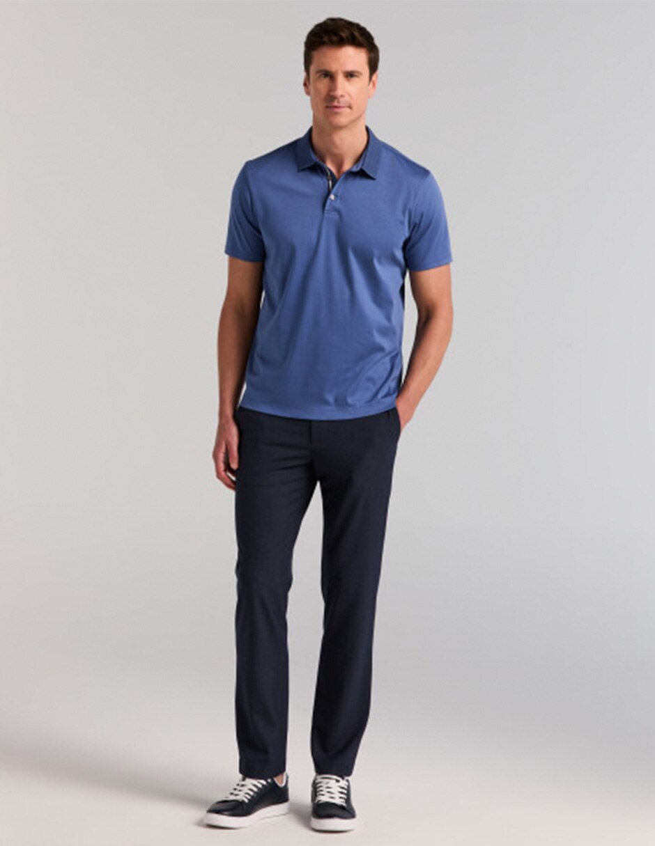 Playera cuello v para hombre 4