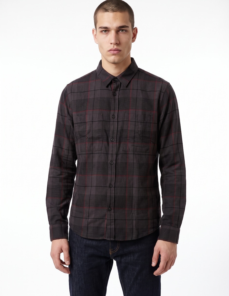 Camisa casual manga larga para hombre Camisa casual manga larga para hombre