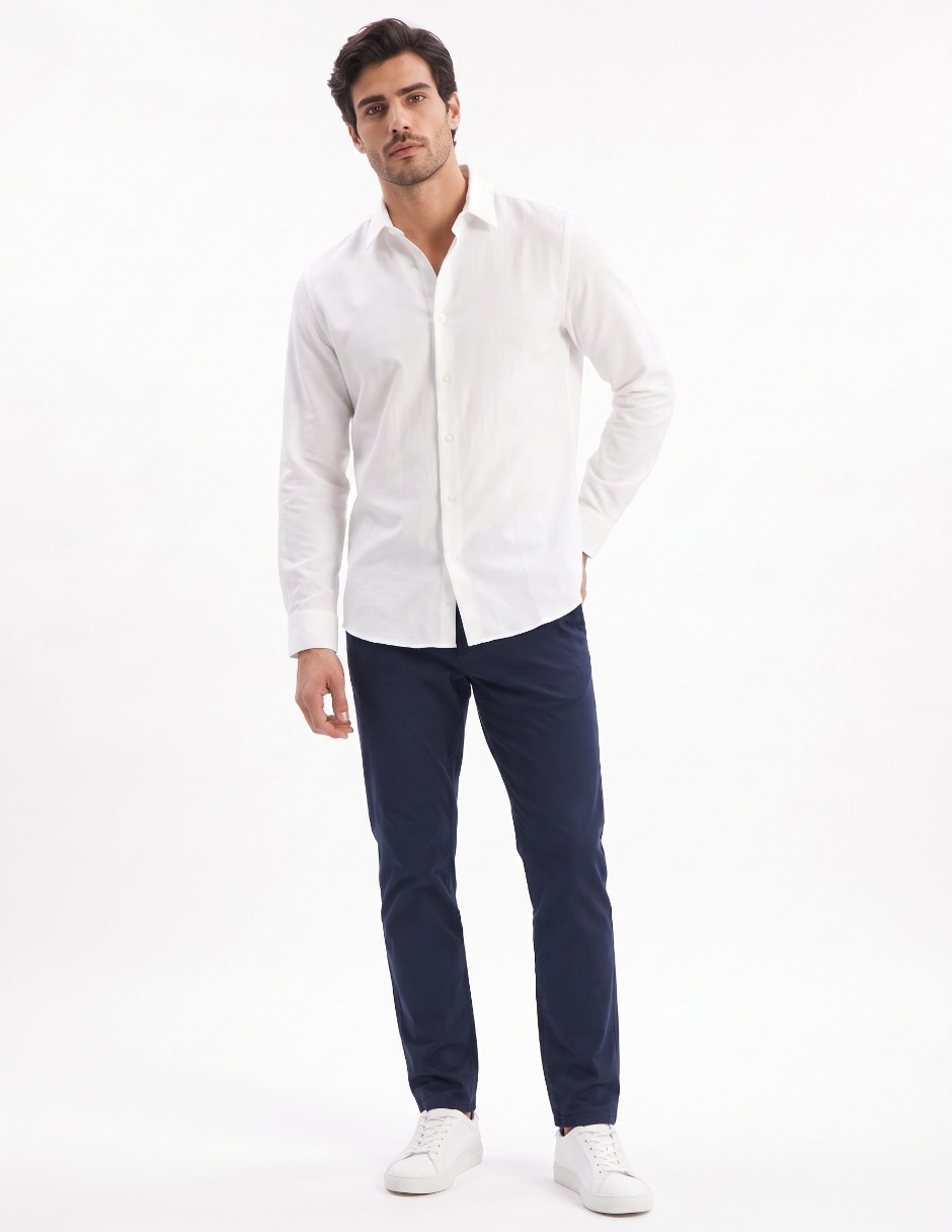 Camisa casual manga larga para hombre Camisa casual manga larga para hombre