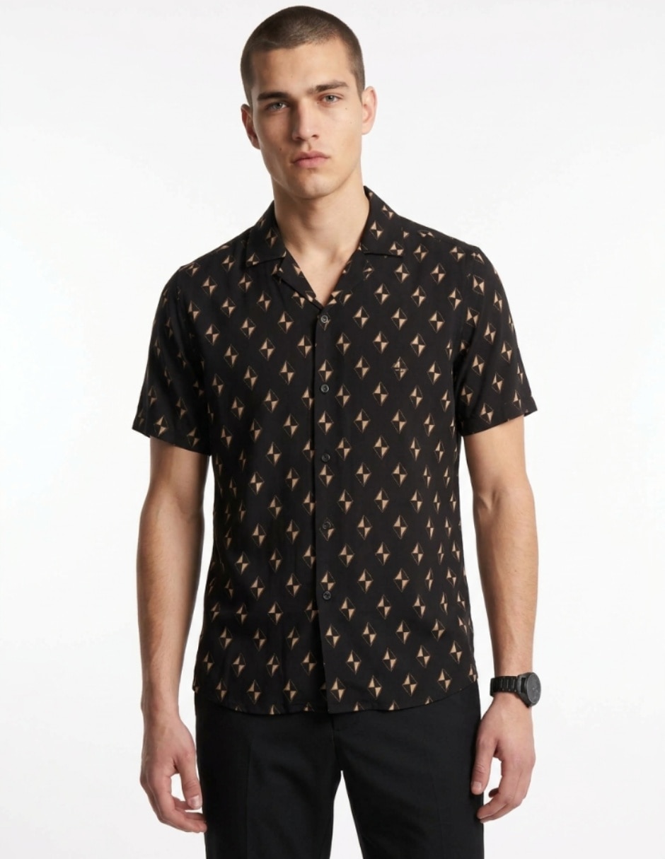 Camisa casual manga corta para hombre Camisa casual manga corta para hombre