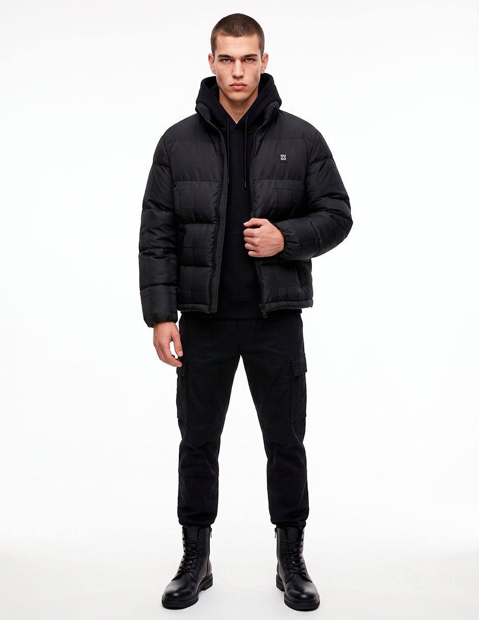 Chamarra capitonada con bolsillos para hombre Chamarra capitonada con bolsillos para hombre