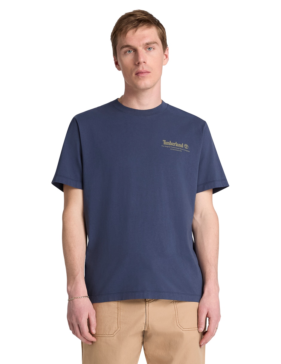 Playera cuello redondo para hombre
