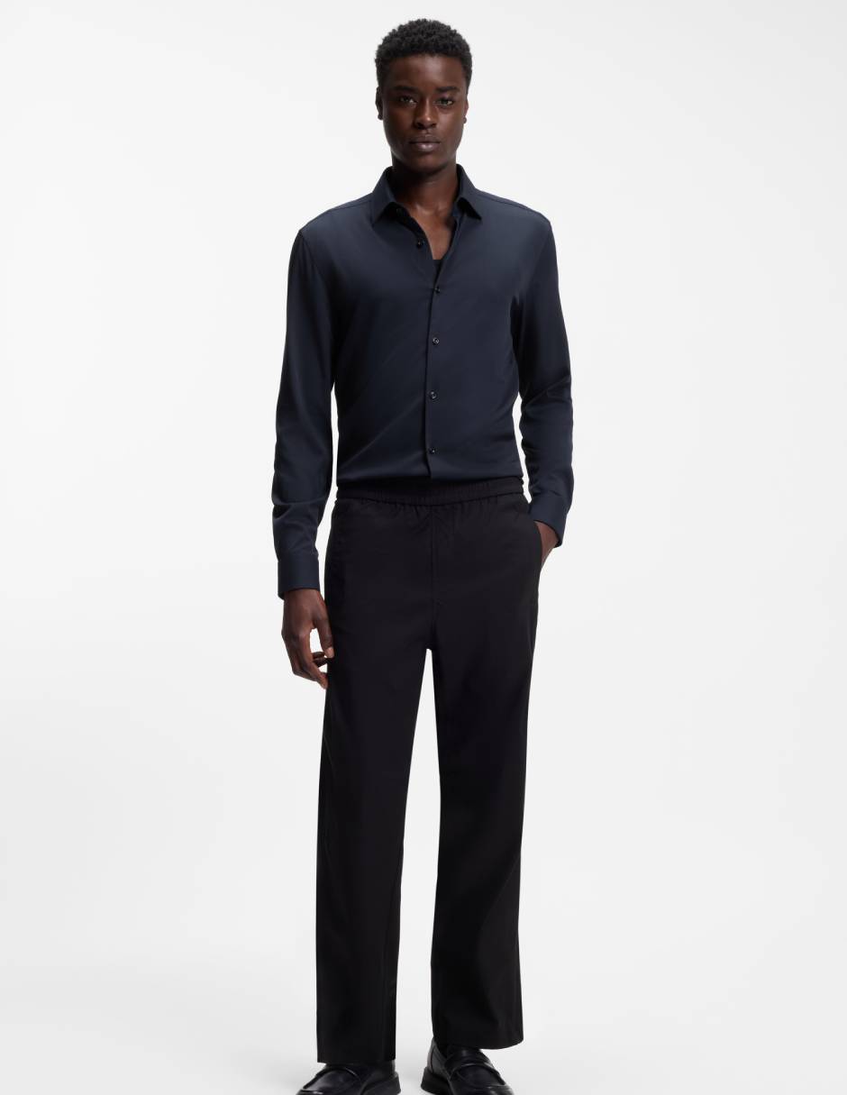 Camisa casual manga larga para hombre 2