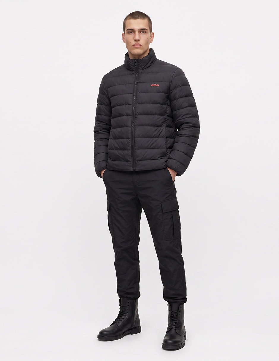 Chamarra capitonada impermeable con bolsillos para hombre Chamarra capitonada impermeable con bolsillos para hombre