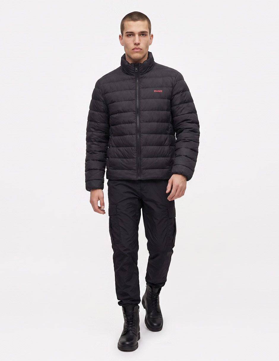 Chamarra capitonada impermeable con bolsillos para hombre 3