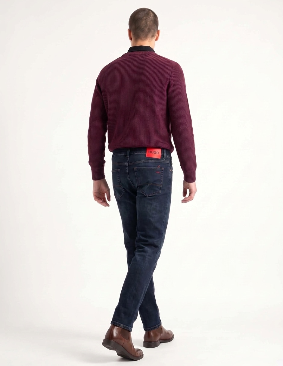 Jeans Regular Slim W26 708 50568115 410 lavado Medio para hombre 2