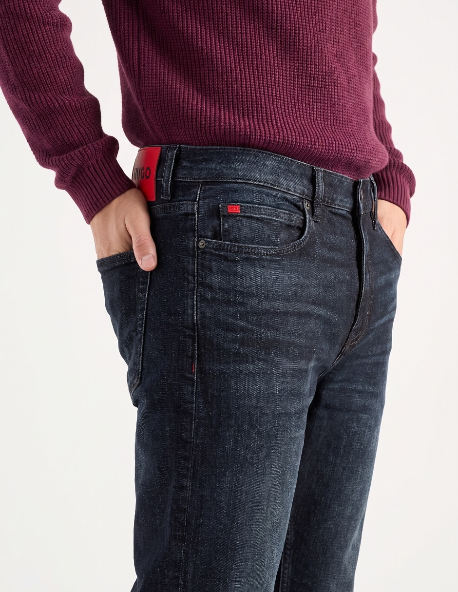 Jeans Regular Slim W26 708 50568115 410 lavado Medio para hombre 4
