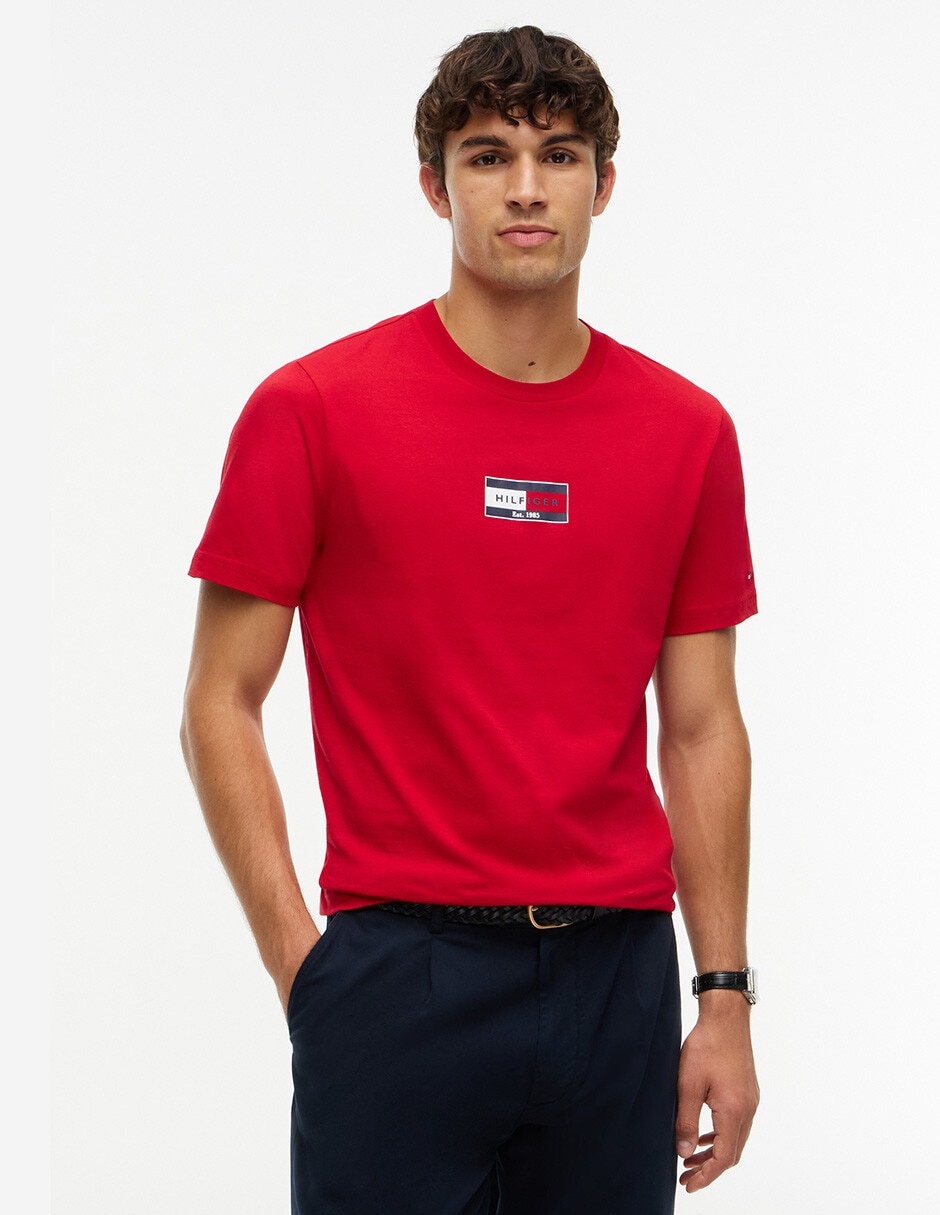 Playera cuello redondo para hombre