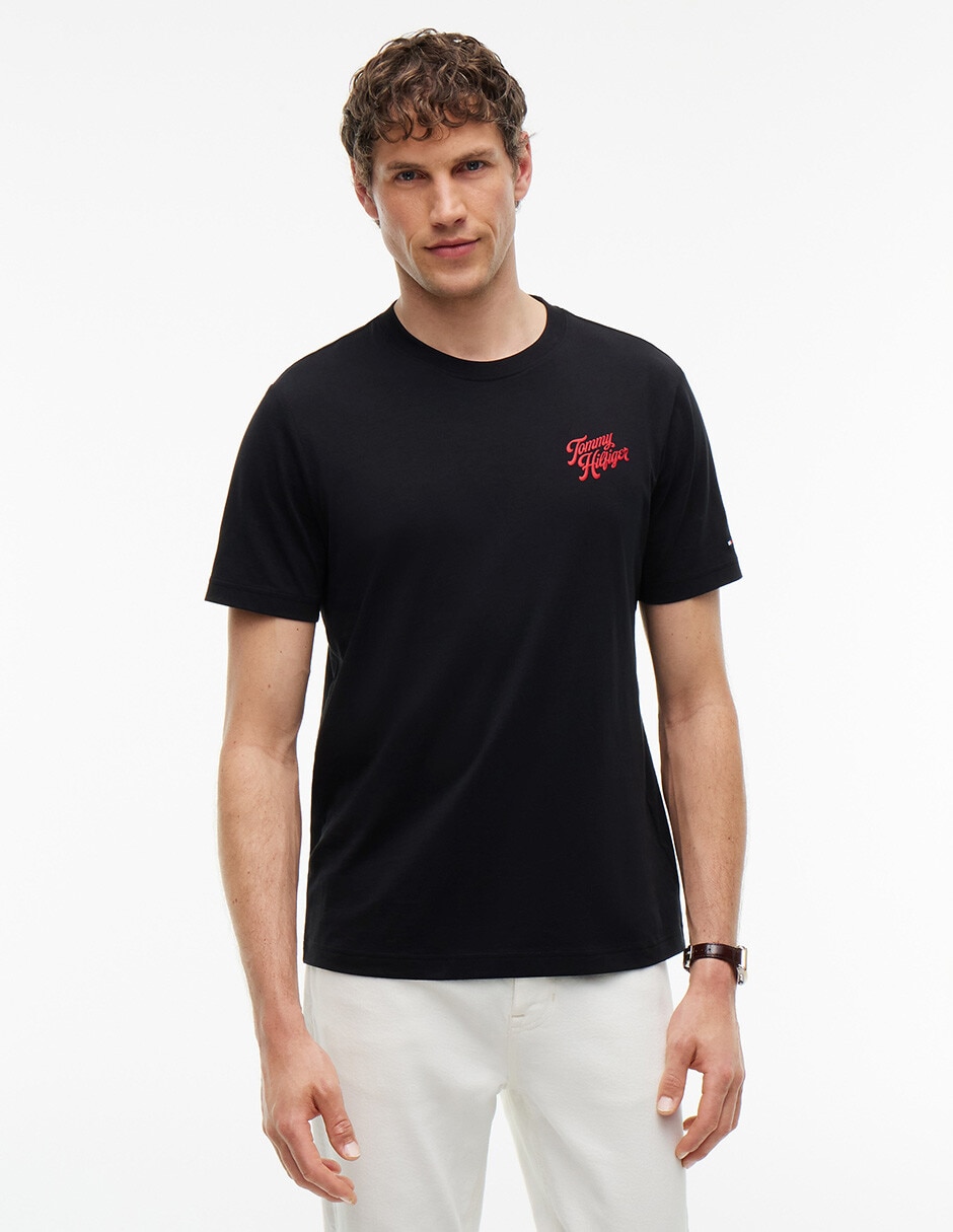 Playera cuello redondo para hombre