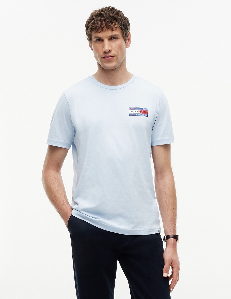 Playera cuello redondo para hombre