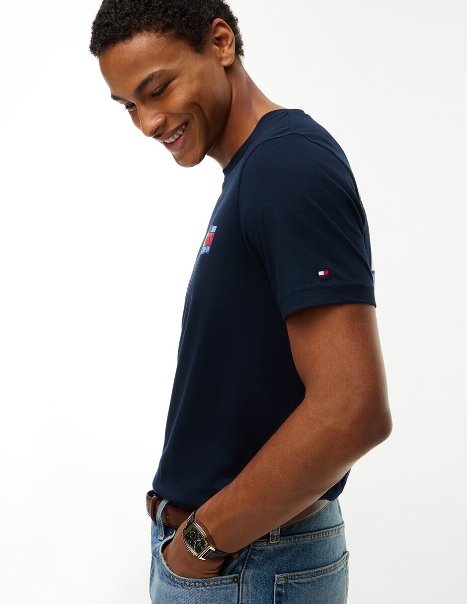 Playera cuello redondo para hombre 2
