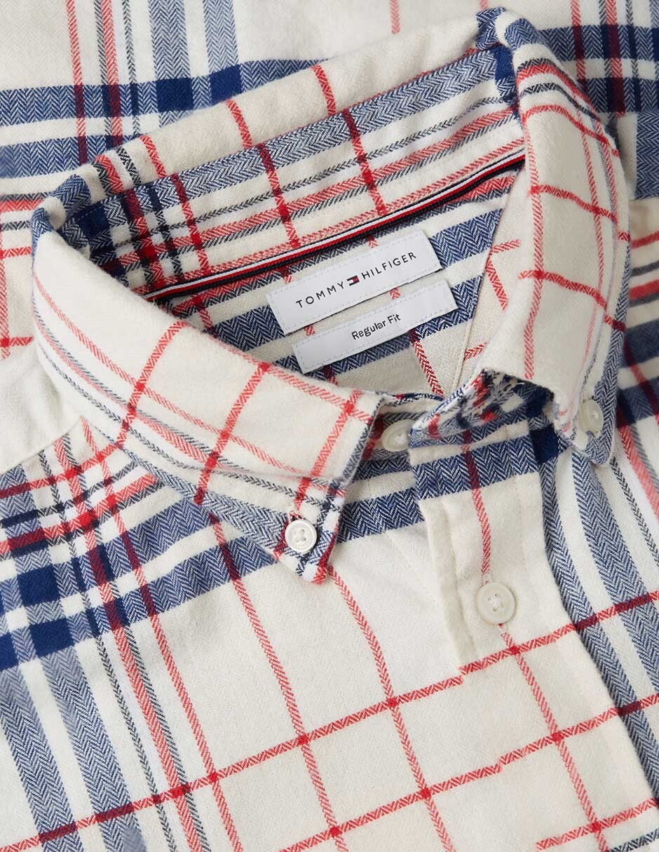 Camisa casual de algodón manga larga para hombre 2