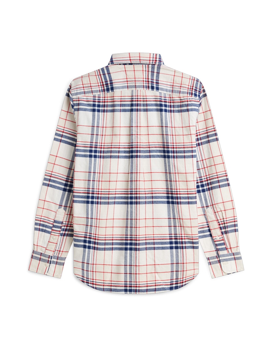 Camisa casual de algodón manga larga para hombre 3
