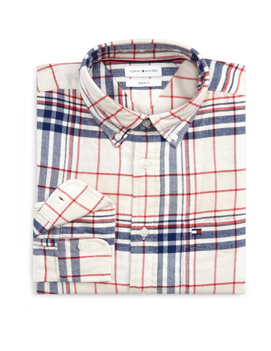 Camisa casual de algodón manga larga para hombre 4